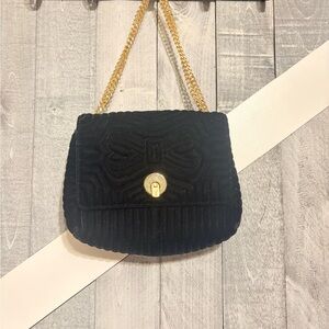 NWOT Ted Baker Rachila Quilted Velvet Cross Body Bag